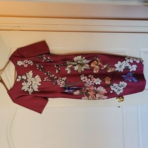 Painted wiggle dress size UK 14 US 10